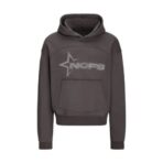 None of us dark grey hoodie